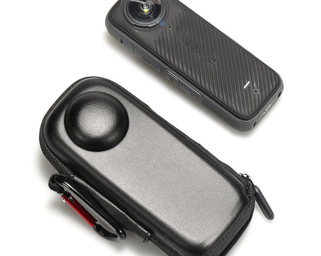 For Insta360 X4 Mini Storage Case PU Bag Sport Camera Protector With Hook