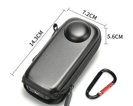For Insta360 X4 Mini Storage Case PU Bag Sport Camera Protector With Hook