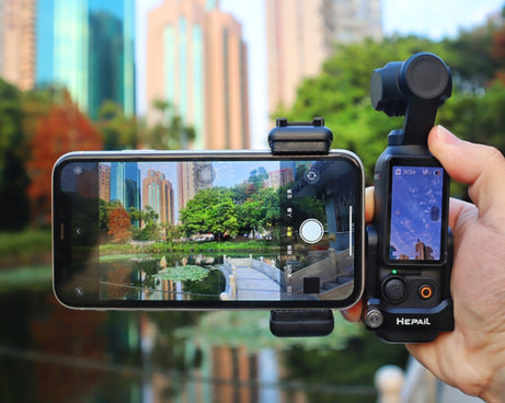For DJI OSMO Pocket 3 HEPAIL Extended Phone Holder Adapter Protection Bezel