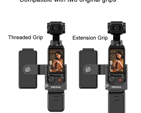 For DJI OSMO Pocket 3 HEPAIL Extended Phone Holder Adapter Protection Bezel