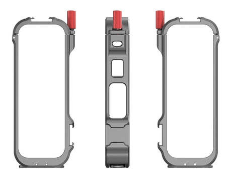 For Insta360 X4 Metal Frame Action Camera Rabbit Cage Expansion Bracket