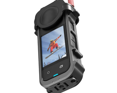 For Insta360 X4 Metal Frame Action Camera Rabbit Cage Expansion Bracket