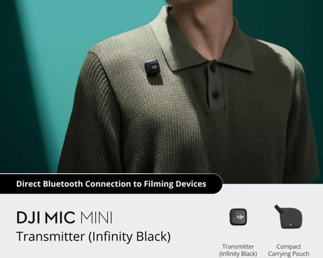 DJI Mic Mini Transmitter, Transmitter(Black), Transmitter(White)