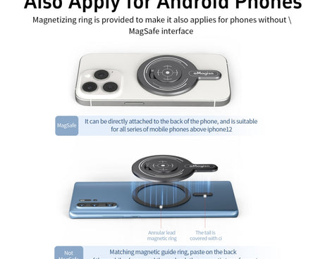 For Insta360 Flow aMagisn Gimbal Magnetic Adapter MagSafe Sports Camera Accessories