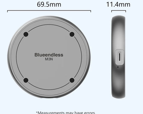 Blueendless M3N Magnetic M.2 2230 / 2242 NVMe SSD Enclosure 10Gbps Type-C USB3.1 SSD Case For Mobile Phone, M3N