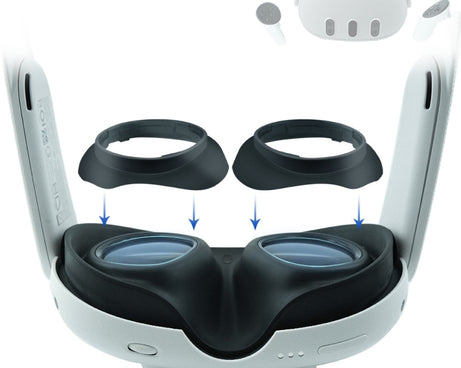 For Meta Quest 3 VR Glasses Lens Protector Frame to Prevent Your Glasses from Scratching VR Lenses
