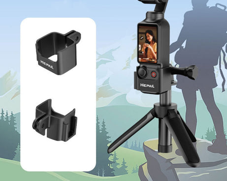 For DJI Osmo Pocket 3 HEPAIL Plastic Expansion Adapter Head Camera Fixed Bezel