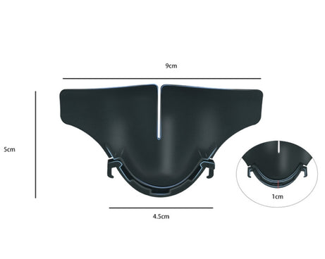 For Meta Quest 3 VR Blackout Nose Pad Mask Face Pad Cover, 4pcs /Set, 2pcs /Set