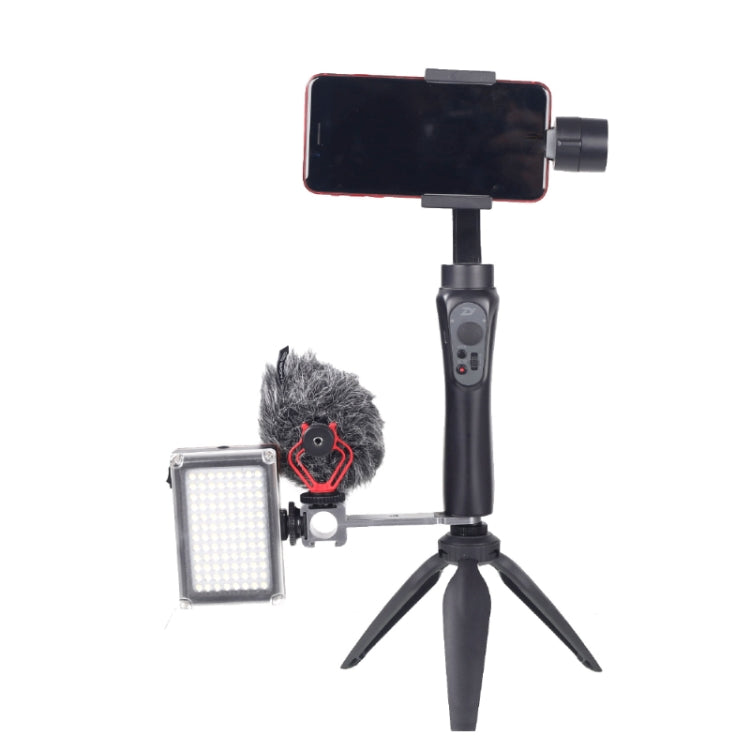 Cimapro CPT-3 Three-headed Hot Boot Bracket Adapter Mount LED Mic On Gimbal, 2