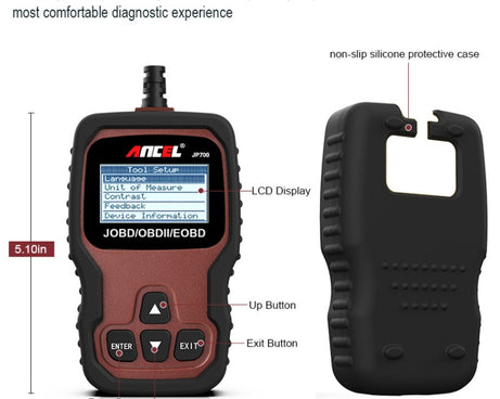 Ancel JOBD+EOBD/OBD-II Car Error Code Diagnostic scanner