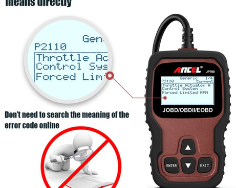 Ancel JOBD+EOBD/OBD-II Car Error Code Diagnostic scanner