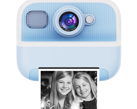 M8 2.4-Inch 1080P HD 2400W Pixel Dual-Camera Children Thermal Printing Camera, Pink, Blue, Purple, Pink+32GB, Blue+32GB, Purple+32GB