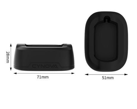 For Insta360 X4 CYNOVA Silicone Base Upright Holder Desktop Support Stand