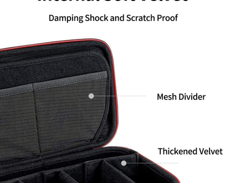 TELESIN GP-PRC-278 Sports Camera Universal Storage Bag, Upgraded Version