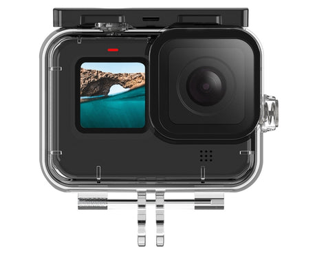 TELESIN GP-WTP-901 45m Diving Shell, For GoPro HERO12 Black / HERO11 Black / HERO10 Black / HERO9 Black, Single Shell, Shell+Filter Set