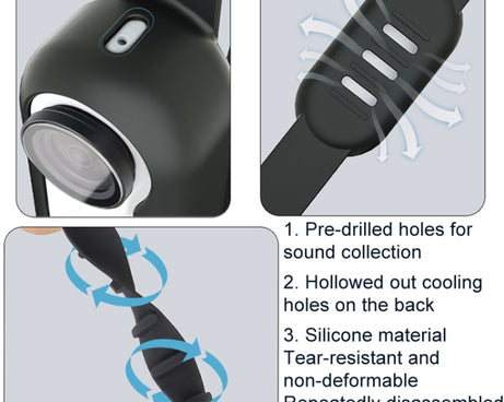 For Insta360 GO 3 / 3S Sunnylife IST-Q9335 Camera Silicone Case Wristband Bicycle Strap Expanding Accessories, For Insta360 GO 3 / 3S