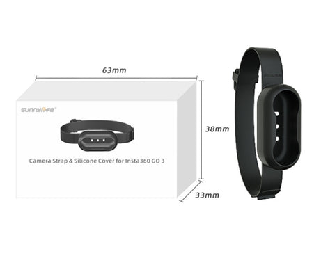 For Insta360 GO 3 / 3S Sunnylife IST-Q9335 Camera Silicone Case Wristband Bicycle Strap Expanding Accessories, For Insta360 GO 3 / 3S