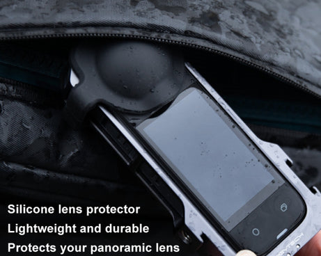 For Insta360 X4 PGYTECH P-55A-010 Metal Rabbit Cage Aluminum Expanding Protective Bezel With Lens Case