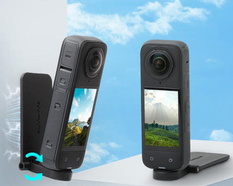 For Insta360 X5 / X4 / X3 Sunnylife X4-ZJ827 Magnetic Stand Base Handheld Handle Desktop Support Accessories