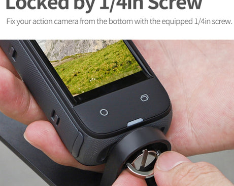 For Insta360 X5 / X4 / X3 Sunnylife X4-ZJ827 Magnetic Stand Base Handheld Handle Desktop Support Accessories