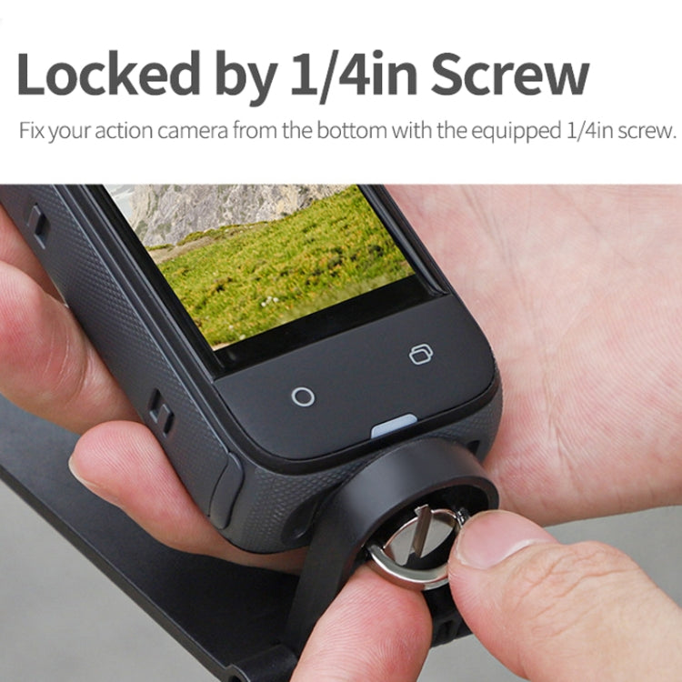 For Insta360 X5 / X4 / X3 Sunnylife X4-ZJ827 Magnetic Stand Base Handheld Handle Desktop Support Accessories