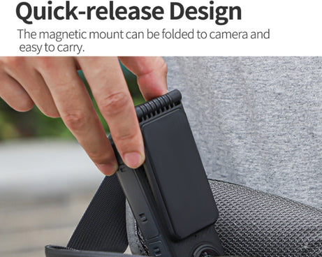 For Insta360 X5 / X4 / X3 Sunnylife X4-ZJ827 Magnetic Stand Base Handheld Handle Desktop Support Accessories