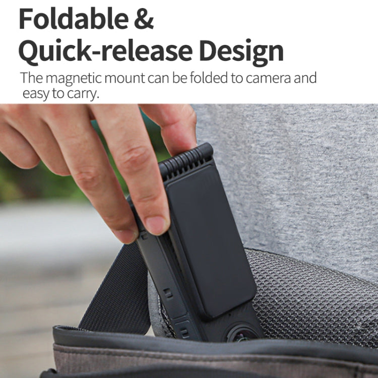 For Insta360 X5 / X4 / X3 Sunnylife X4-ZJ827 Magnetic Stand Base Handheld Handle Desktop Support Accessories