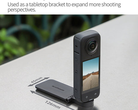 For Insta360 X5 / X4 / X3 Sunnylife X4-ZJ827 Magnetic Stand Base Handheld Handle Desktop Support Accessories