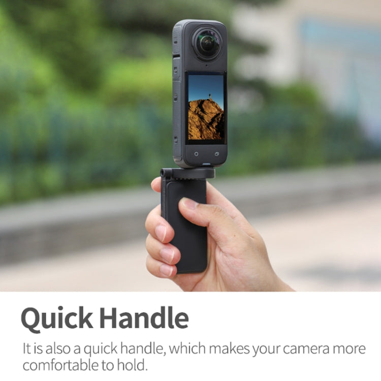 For Insta360 X5 / X4 / X3 Sunnylife X4-ZJ827 Magnetic Stand Base Handheld Handle Desktop Support Accessories