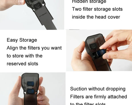For DJI OSMO Pocket 3 RCSTQ Transparent Protective Case Global Anti-Dislodgement Strap Storage Shell