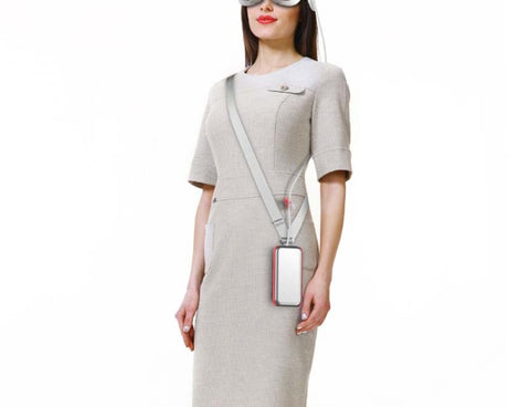 For Apple Vision Pro Battery PC Case Holder With Belt Clip And Shoulder Strap VR Headset Accessory, Black, White, Red, Blue, Mint Green