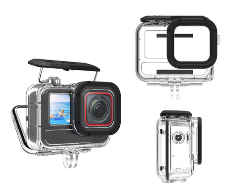 For Insta360 Ace Pro Camera TELESIN 45m Waterproof Case Underwater Diving Housing Cover