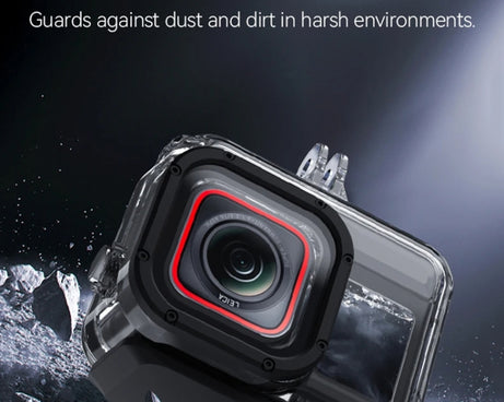 For Insta360 Ace Pro Camera TELESIN 45m Waterproof Case Underwater Diving Housing Cover