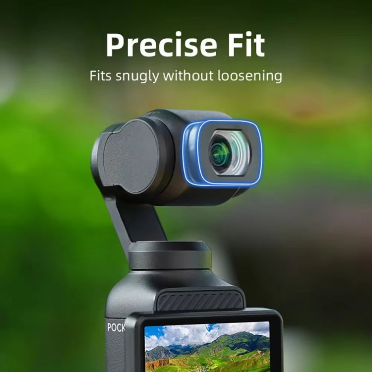 For DJI Osmo Pocket 3  Magnetic Wide-Angle Lens Extend FOV To 112 Degree, For DJI Osmo Pocket 3