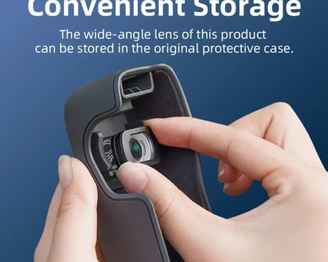 For DJI Osmo Pocket 3  Magnetic Wide-Angle Lens Extend FOV To 112 Degree, For DJI Osmo Pocket 3