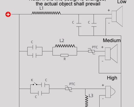 CW-3003 High Medium And Low 3-Way Audio Crossover Home Cinema Speaker Divider
