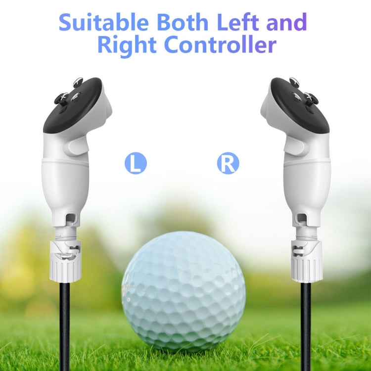 For Meta Quest 3S / 3 Controller Golf Club with Scale and Adjustable Length, For Meta Quest 3S / 3