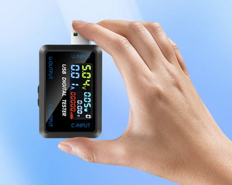 6527-Q Multifunctional Digital Voltage And Current Meter Portable Capacity Tester, 6527-Q