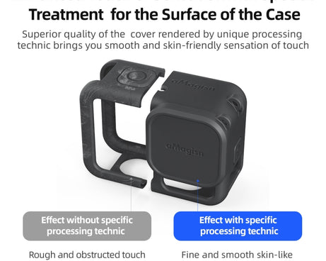 For GoPro HERO13 Black AMagisn Silicone Case Protective Cover