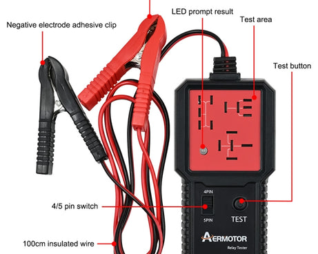 AERMOTOR Automotive Circuit Relay Tester Repair Tool