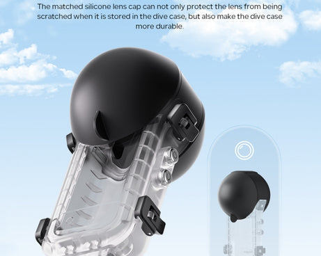 For Insta360 X4 aMagisn 50m Depth Waterproof Protective Case Quick Release Invisible Diving Cover, Waterproof Case