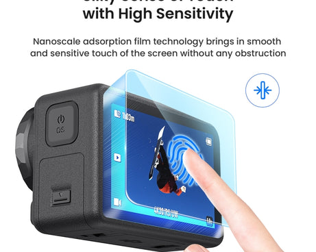 For DJI Osmo Action 5 Pro aMagisn 9H Hardness Tempered Glass Set