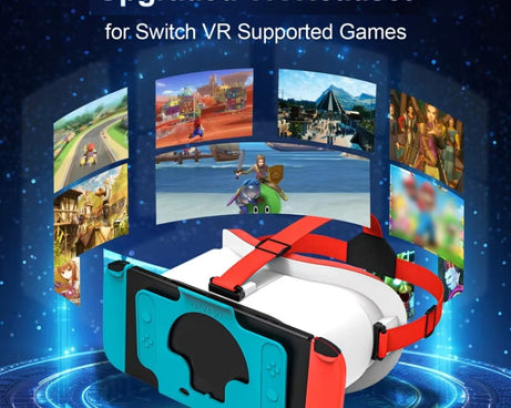 DEVASO Compatible With Switch / Switch OLED Gaming Console VR Glasses, 1127225