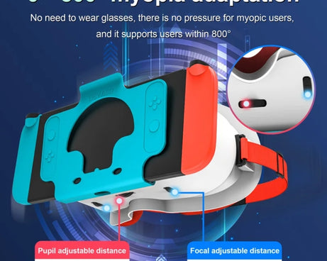 DEVASO Compatible With Switch / Switch OLED Gaming Console VR Glasses, 1127225
