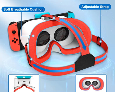 DEVASO Compatible With Switch / Switch OLED Gaming Console VR Glasses, 1127225