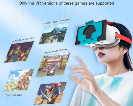 DEVASO Compatible With Switch / Switch OLED Gaming Console VR Glasses, 1127225
