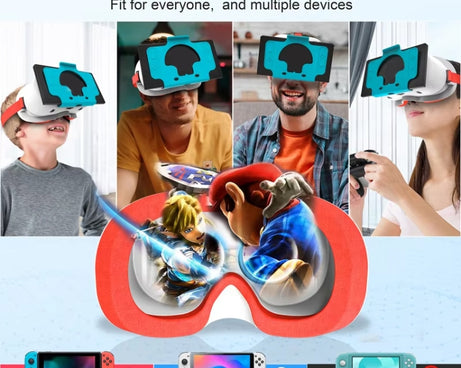 DEVASO Compatible With Switch / Switch OLED Gaming Console VR Glasses, 1127225