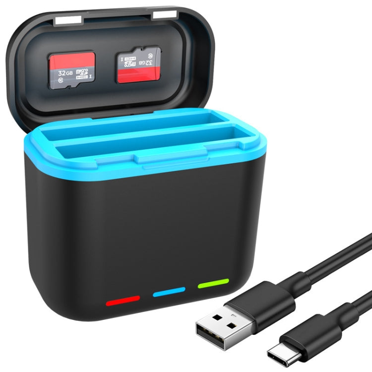 For Insta360 X3 Battery Charger Dual Battery Storage Charging Case