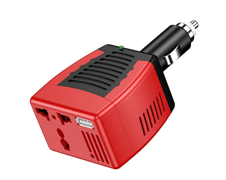 75W Car Inverter Voltage Conversion USB Port Charger, 12V To 220V 0.5A Red, 12V To 110V 0.5A Red, 12V To 220V 0.5A Black, 12 To 110V 0.5A Black, 12V To 220V 2.1A Red, 12V To 110V 2.1A Black, 12V To 220V 2.1A Black, 12V To 110V 2.1A Red