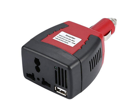 75W Car Inverter Voltage Conversion USB Port Charger, 12V To 220V 0.5A Red, 12V To 110V 0.5A Red, 12V To 220V 0.5A Black, 12 To 110V 0.5A Black, 12V To 220V 2.1A Red, 12V To 110V 2.1A Black, 12V To 220V 2.1A Black, 12V To 110V 2.1A Red